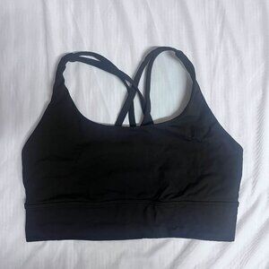 Lulu lemon Strappy Tank Bra, Black Color, Size 8